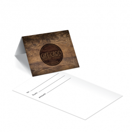 Gift Card Carrier Generic Wood - 250pk